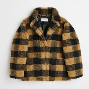Nwt‎ Stand Studio Toddler Girls Faux Fur Marina Mini Jacket $255 Sz 3Y 3